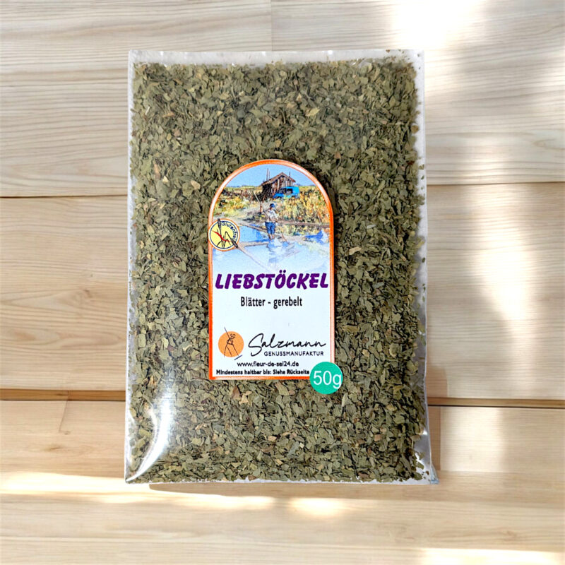 LIEBSTÖCKEL BLÄTTER GEREBELT 50g